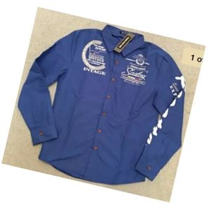 ZYFG FREE BOYS SHIRT BUTTON FRONT GRAPHIC